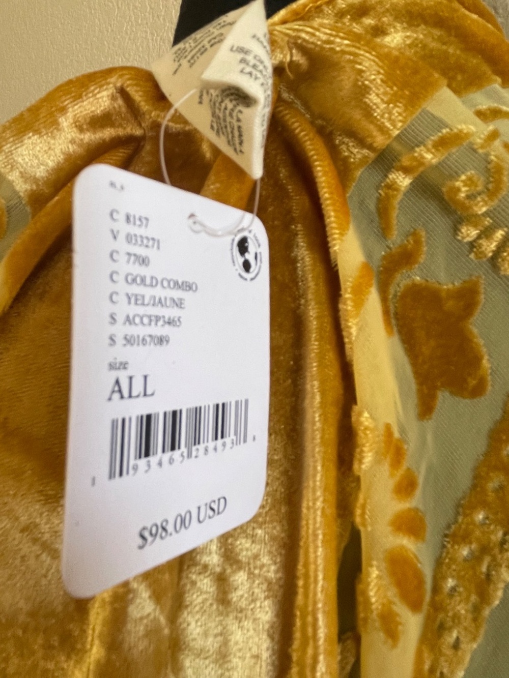 Free People Gold Fringe Kimono - Picture 5 of 6